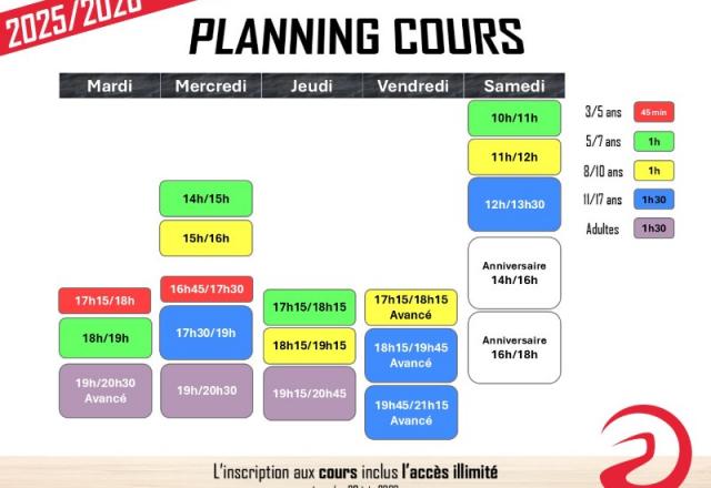 Evenement à venir