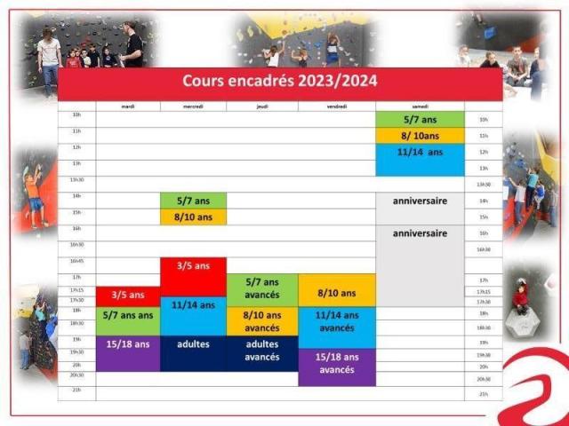 INSCRIPTION COURS 2023/2024. A partir de 3 ans. Niveaux adaptés. 