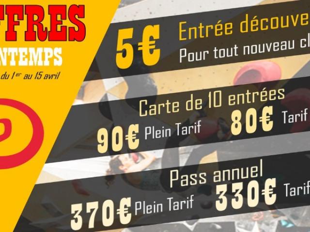 OFFRES du Printemps à ISATIX, grimper plus léger avec nos promotions!